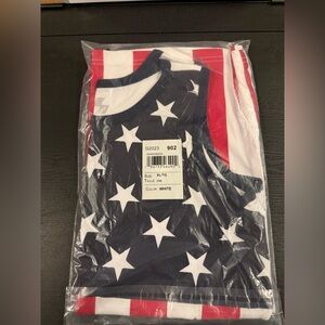 The Children's Place Red, White, and Blue flag tank top, NWT